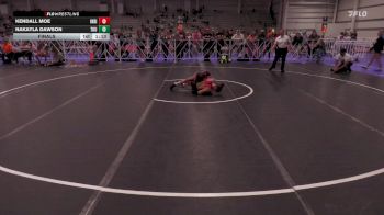 107 lbs Final - Kendall Moe, Indiana Outlaws Pink vs Nakayla Dawson, SheKong