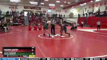 285 lbs Champ. Round 1 - Zach Conlon, Dubuque Hempstead vs Mathew Lenzen, Davenport Central-JV