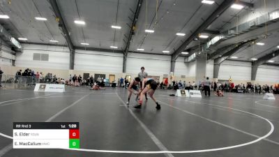 119 lbs Rr Rnd 3 - Shane Elder, Young Guns Nashville Wrestling vs Evan MacCallum, MWC Wrestling Academy