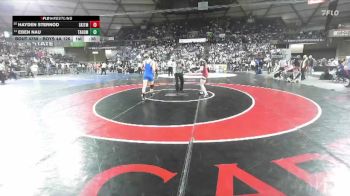 Boys 4A 126 lbs Cons. Round 5 - Eben Nau, Tahoma vs Hayden Sternod, South Kitsap