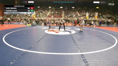 3A-126 lbs Champ. Round 1 - Kael Gudahl, Wheatland vs Jasper Allen, Lyman
