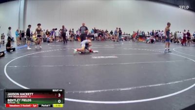 96 lbs Round 9 (10 Team) - Bentley Fields, Gotcha vs Jaxson Hackett, Lake Gibson Braves