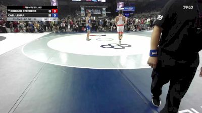 132 lbs Champ. Rd Of 128 - Bridger Stephens, CA vs Cael Lemar, ND