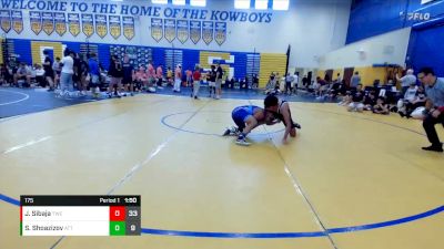 175 lbs Round 6 (8 Team) - Joseph Sibaja, Talon WC vs Shahzod Shoazizov, Attack WC