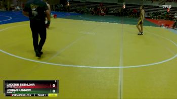 160 lbs Quarterfinals (8 Team) - Jackson Eisenlohr, Little Falls vs Jordan Rannow, HLWW