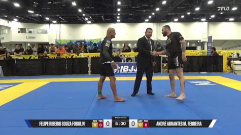 André Abrantes M. Ferreira vs Felipe Ribeiro Souza Fogolin 2025 World IBJJF Jiu-Jitsu No-Gi Championship