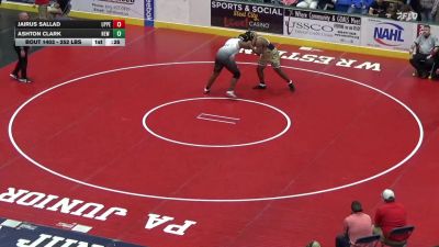 252 lbs Consi Of 32 #2 - Jairus Sallad, Upper Perkiomen vs Ashton Clark, New Castle