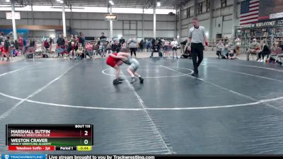 45 lbs Semifinal - Weston Craver, Legacy Wrestling Academy vs Marshall Sutfin, Homedale Wrestling Club