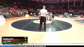 1A 182 lbs Quarterfinal - Hunter Eastin, Tolono (Unity) vs Kyle Jones, Byron