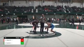 141 lbs Champ. Round 1 - Ja`Kerion Merritt, Central Michigan vs Alex Epstein, Findlay