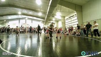 52 lbs Consi Of 8 #2 - Owen Stimson, Claremore Wrestling Club vs Aspen Coe, Hilldale Youth Wrestling Club