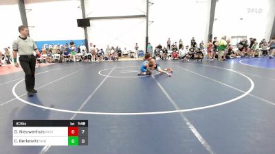 103 lbs Rr Rnd 1 - Dylan Nieuwenhuis, Michigan Premier Blue vs Chase Berkowitz, VHW Black