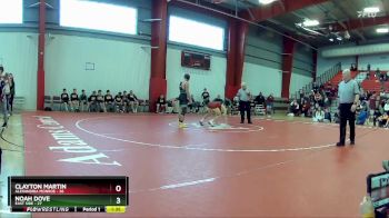 132 lbs Placement (16 Team) - Clayton Martin, Alexandria Monroe vs Noah Dove, East Side