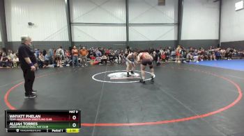 195 lbs Quarterfinal - Whyatt Phelan, Team Aggression Wrestling Club vs Alijah Torres, Askeo International Mat Club