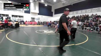 135 lbs Quarterfinal - Anabelle Reed, Chaparral vs Gwen Jewell, Esperanza