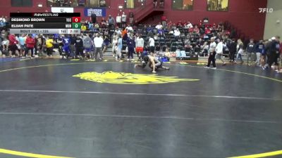 125 lbs Champ. Round 1 - Desmond Brown, The Chicken Coop vs Elijah Pate, Montreat College