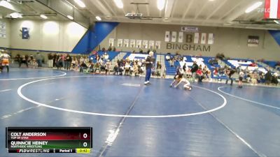 45-50 lbs Round 3 - Colt Anderson, Top Of Utah vs Quinncie Heiney, Northside Wrestling