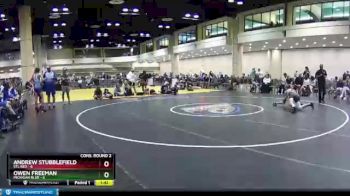 120 lbs Semis & Wb (16 Team) - Andrew Stubblefield, STL Red vs Owen Freeman, Michigan Blue