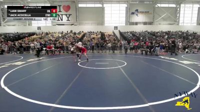 106 lbs Champ. Round 2 - Jack Acocella, Carmel Youth Wrestling Club vs Liam Smart, Club Not Listed