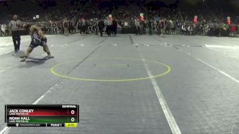 D2-150 lbs Semifinal - Noah Hall, Lake Fenton HS vs Jack Conley, Lake Fenton HS