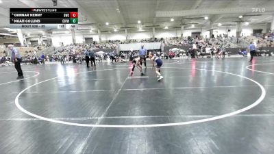 85 lbs Cons. Round 1 - Noah Collins, Clinton Dragon Youth Wrestling vs Gunnar Kenny, Blackman Wrestling Club