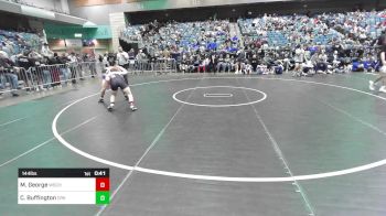 144 lbs Consi Of 32 #2 - Micah George, Wasatch vs Caleb Buffington, Crook County