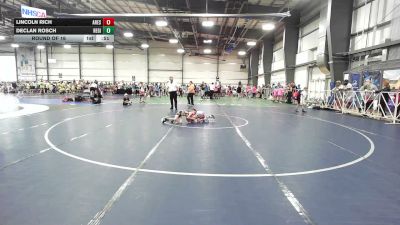 52 lbs Round Of 16 - Lincoln Rich, ARES - EL vs Declan Rosch, Region Wrestling Academy - EL