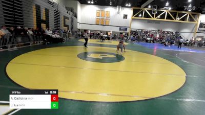 141F lbs Rr Rnd 1 - Anthony Cadicina, Sacred Heart vs Jake Ice, Sacred Heart