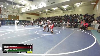 113 lbs Cons. Round 3 - Angel Sandoval, Hueneme vs Earvin Velasco, Colony