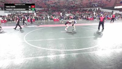 132 lbs 3rd Place Match - Ramsey Brandenburg, Wisconsin vs Baili Kuhn, Baldwin-Woodville