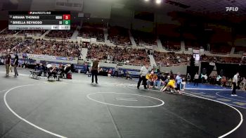 126-D2 Champ. Round 1 - Ariana Thomas, Marcos De Niza High School vs Briella Reynoso, Somerton High School