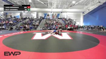 113 lbs Champ. Round 1 - Owen Brenneman, Shawnee Mission North vs Riley Luckenbill, Junction City