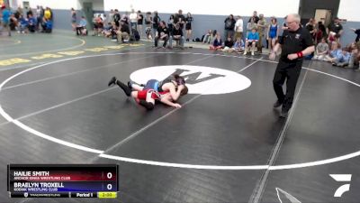 119 lbs X Bracket - Hailie Smith, Anchor Kings Wrestling Club vs Braelyn Troxell, Kodiak Wrestling Club