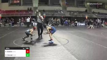 82 lbs Quarterfinal - Finn Stalick, Sheridan WC vs Xzander Donner, Russell WC