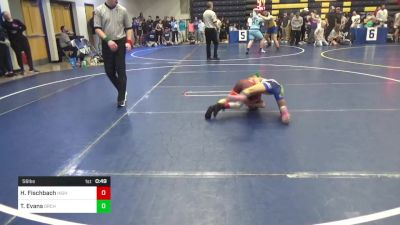 56 lbs Semifinal - Hudson Fischbach, Highland vs Tyanna Evans, Orchard South WC