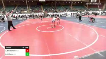 102 lbs Quarterfinal - Ashton Macfarlane, Grant County Elite vs Garrett Williams, Division Bell