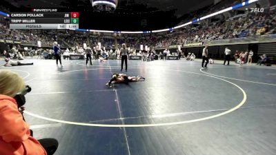 60 lbs Pigtails - Carson Pollack, Jim Thorpe vs Tripp Miller, Leechburg