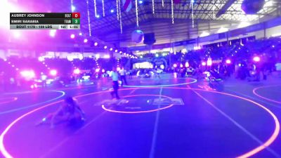 109 lbs Quarterfinal - Aubrey Johnson, Beatrice WC vs Emiri Sarabia, Team Fearless