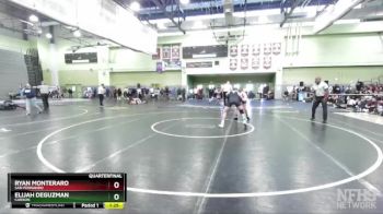 157 lbs Quarterfinal - Elijah Deguzman, CARSON vs Ryan Monteraro, SAN FERNANDO