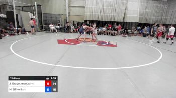 57 kg 7th Place - Jack Dragoumanos, Doughboy vs Matthew O?Neill, Integrity WC Platinum