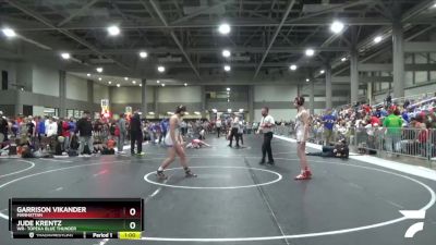 165 lbs Cons. Round 3 - Jude Krentz, WR- Topeka Blue Thunder vs Garrison Vikander, Manhattan