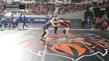 140-D2 Cons. Semi - Karlie Schneider, Sahuaro High School vs Juliana De Marco, Poston Butte High School