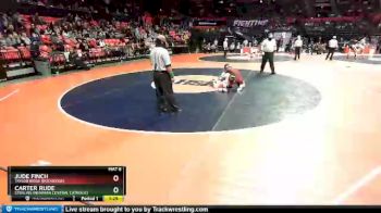 1A 126 lbs Cons. Round 3 - Carter Rude, Sterling (Newman Central Catholic) vs Jude Finch, Taylor Ridge (Rockridge)