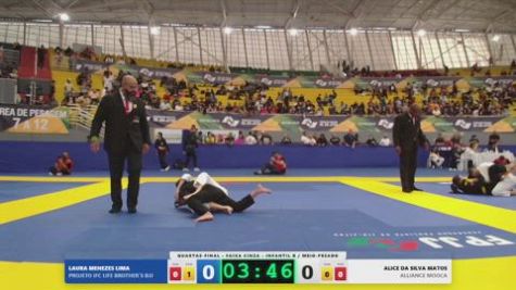 ALICE DA SILVA MATOS vs LAURA MENEZES LIMA 2026 FPJJ Circuito Paulista GI Etapa 3