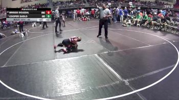 62 lbs Champ. Round 1 - Cooper Sadlo, Amherst Wrestling Club vs Briggs Dolezal, Waverly Wrestling Club