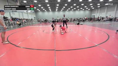 56 lbs Rr Rnd 3 - Jaxon Churchill, RedNose Wrestling School - EL vs Everett Hess, Next Level Wrestling Club - EL