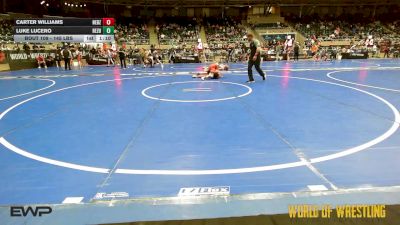 145 lbs 5th Place - Carter Williams, Nebraska Boyz vs Luke Lucero, ReZults Wrestling