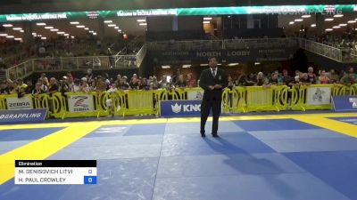 MAXIM DENISOVICH LITVINOV vs HUNTER PAUL CROWLEY 2022 Pan Kids Jiu-Jitsu IBJJF Championship