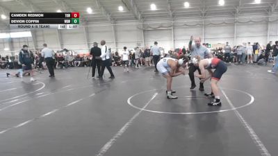 132 lbs Round 6 (8 Team) - Camden Redmon, Team Kaizen Wrestling vs Devion Coffin, West Geauga Wolverines