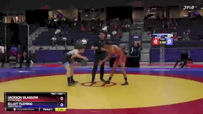 70 kg Cons. Round 1 - Jackson Glasgow, GTA Alliance vs Elliot Fleming, Carleton WC